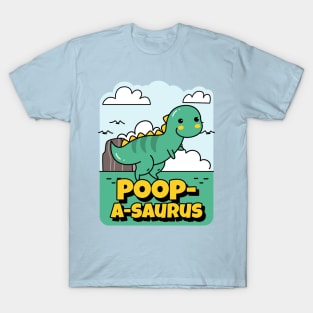 Poop-A-Saurus - Dinosaur T-Shirt